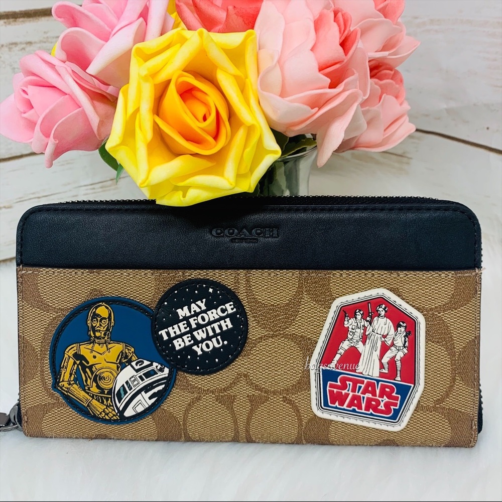 coach Star Wars special edition wallet khaki multi - Picture 4 of 8